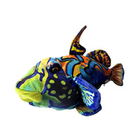 Huggable Toys Aquarium Plush 42cm Mandarin Fish Marina, OIfis-man-Mar