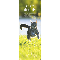 Bookmark by Affirmations BM15 - Dive deeply into the unknown??¬ - Pack of 5 Bookmarks
