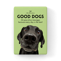 Little Affirmations Illustrative Quotation Cards - Good Dogs - 24 Card  Pack with Stand - DGD