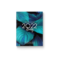 2022 Diary Affirmations Week to View Blue