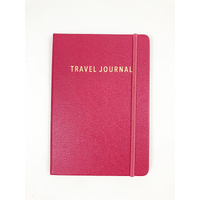 Ozcorp Travel Journal A5 Hardcover Cherry Pink TJ02