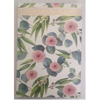 OzCorp Notecards & Envelopes Set of 8 Gum Blossom/Pot Plant NT20
