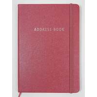 Ozcorp Address Book A5 Cherry with Elastic AB67