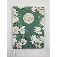 2022 Diary Darling Magnolia A5 Week to View by Ozcorp D586