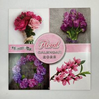 2022 Calendar Floral Square Wall by Ozcorp CAL141
