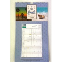 2024 Calendar By the Beach Family Planner Mini by OzCorp CAL179