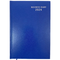 2024 Diary Business A5 Day to Page Blue by OzCorp D784