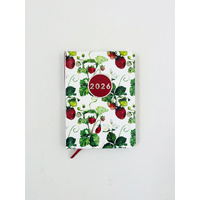 2026 Diary Fashion A7 Week to View Hard Cover Strawberry, OzCorp DA17