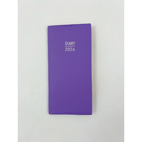 2026 Diary Fashion Pocket Week to View Violet, OzCorp PD89