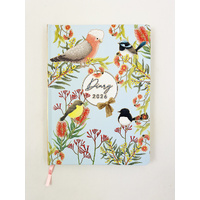 2026 Diary Fashion A5 Week to View Casebound Tiny Birds, OzCorp D885