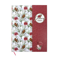 2026 Diary Fashion A5 Week to View Flip Banksia, OzCorp D889