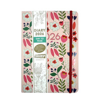 2026 Diary Fashion A5 Day to Page Market Flowers, OzCorp D892
