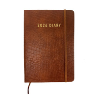 2026 Diary Contempo A5 Week to View Croc Tan, OzCorp D901