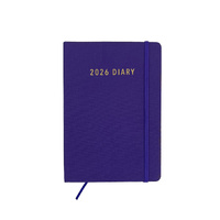 2026 Diary Contempo A5 Week to View Violet, OzCorp D902