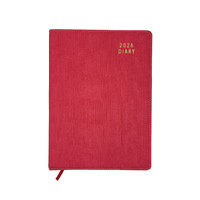 2026 Diary Contempo A4 Week to View Coral, OzCorp D911