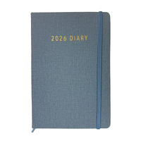 2026 Diary Contempo A5 Day to Page Casebound Powder Blue, OzCorp D915