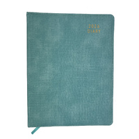2026 Diary Contempo A4 Day to Page Spiral Aqua, OzCorp D931
