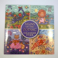 2026 Calendar Zodiac Square Wall, OzCorp CAL204