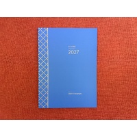 2027 Planner OzCorp Contempo A4 Month to View Indigo, GA4MP3427