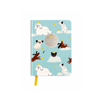 2027 Diary OzCorp Fashion A7 Week to View Hardcover Dogs & Ducks, DA19