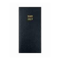 2027 Diary OzCorp Fashion Pocket Week to View Black, PD93