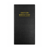 2027-2028 2-Year Diary OzCorp Fashion Pocket Month to View Black, YP85