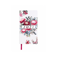 2027 Diary OzCorp Fashion Slim Week to View Native Floral, D955