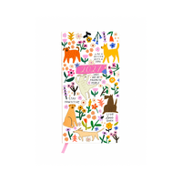 2027 Diary OzCorp Fashion Slim Week to View Dogs & Flowers, D959