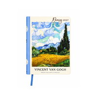 2027 Diary OzCorp Fashion A5 Week to View Spiral Van Gogh, D965