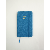 2027 Diary OzCorp Contempo Slim Week to View w/ Pen Cobalt Blue, AP-CPW3127