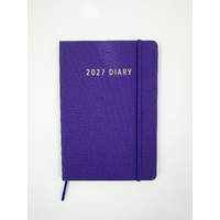 2027 Diary OzCorp Contempo A5 Week to View Violet, BA5CW6227