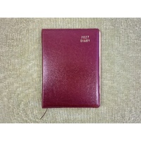 2027 Diary OzCorp Contempo A4 Week to View Chocolate, CA4SW2327