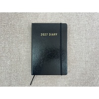 2027 Diary OzCorp Contempo A5 Day to Page Black, DA5CD1027