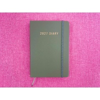2027 Diary OzCorp Contempo A5 Day to Page Olive, DA5CD4227