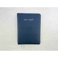 2027 Diary OzCorp Contempo A5 Day to Page Spiral Stormy Blue, DA5SD3327