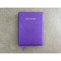 2027 Diary OzCorp Contempo A5 Day to Page Spiral Grape, DA5SD6127