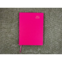 2027 Diary OzCorp Contempo A4 Day to Page Casebound Raspberry, EA4CD5227