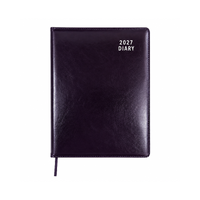 2027 Diary OzCorp Contempo A4 Day to Page Spiral Black, EA4SD1027