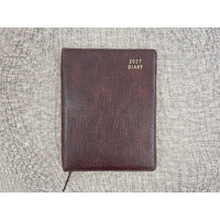 2027 Diary OzCorp Contempo A4 Day to Page Spiral Croc Tan, EA4SD2427