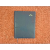 2027 Diary OzCorp Contempo A4 Day to Page Spiral Stormy Blue, EA4SD3327