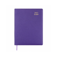 2027 Diary OzCorp Contempo A4 Day to Page Spiral Grape, EA4SD6127