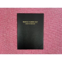 2027 Planner OzCorp Contempo A4 Month to View Black, GA4MP1027