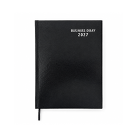 2027 Diary OzCorp Business Basic A4 Day to Page Black, H-CA4D1027