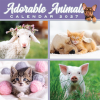 2027 Calendar OzCorp Cute Animals Square Wall, CAL221