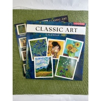 2027 Calendar OzCorp Classic Art Square Wall, CAL226