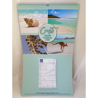 2027 Calendar OzCorp Coast Family Planner Vertical Wall, CAL228
