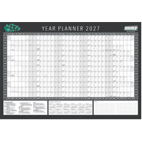 2027 Year Planner OzCorp 87x60cm Rolled, WYP29