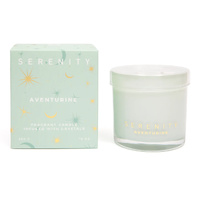 Serenity Scented Candle 300g - Abundance Aventurine Crystal, Home Fragrance Co. SCY300AV