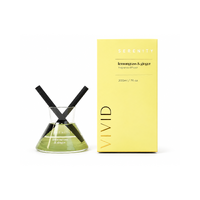 Serenity Vivid Lemongrass & Ginger 200mL Reed Diffuser Home Fragrance SVV200LG