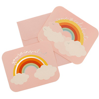 Hipp Invitations Pack of 20 Over the Rainbow